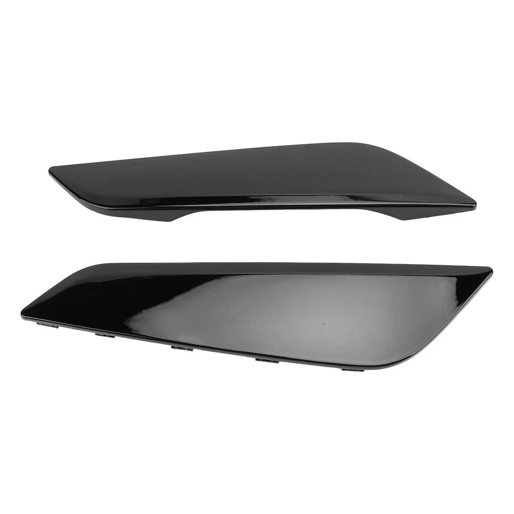 1Pair For 2017-2020 BMW G30 5 Series Left & Right Gloss Black Mudguard Duct Trim