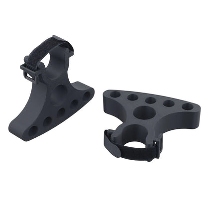 2X Handlebar Bracket for Bicycle (Adjustable Straps, Stability)
