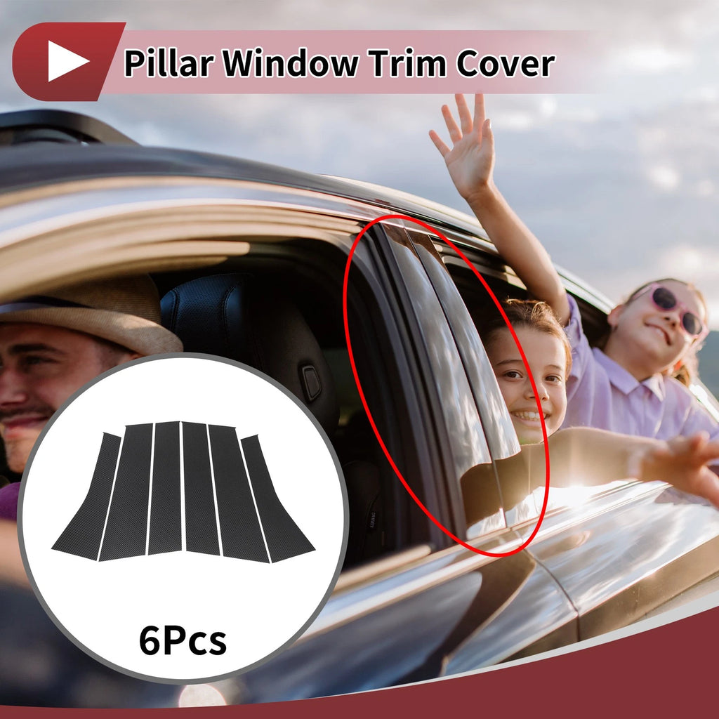 Door Pillar Window Trim Front Rear Left Right for Mitsubishi Outlander (2020–2025)