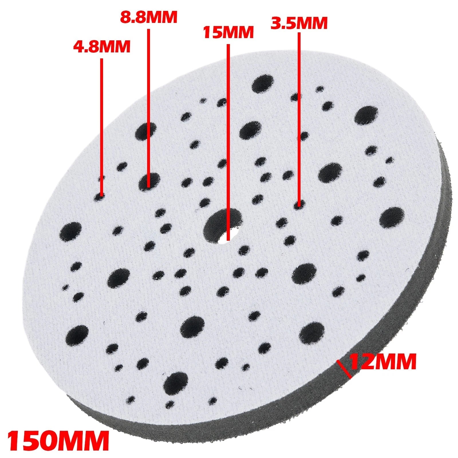 Polishing Pad Interface Pads for Power Tools (70 Holes)