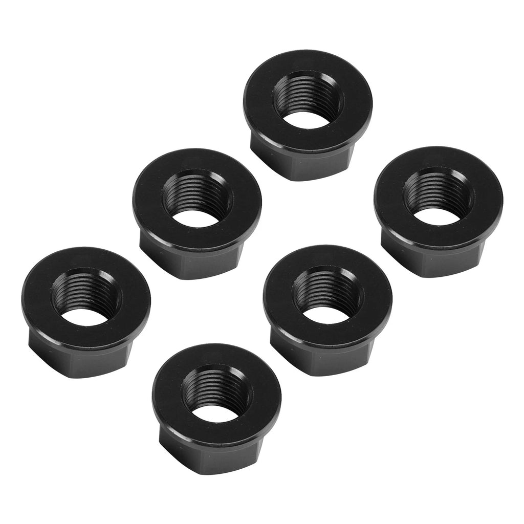 6x Rear Sprocket Nuts M10 x 1 Black for Ducati 1098 1098S 1098R 1198 S (2007–2011)