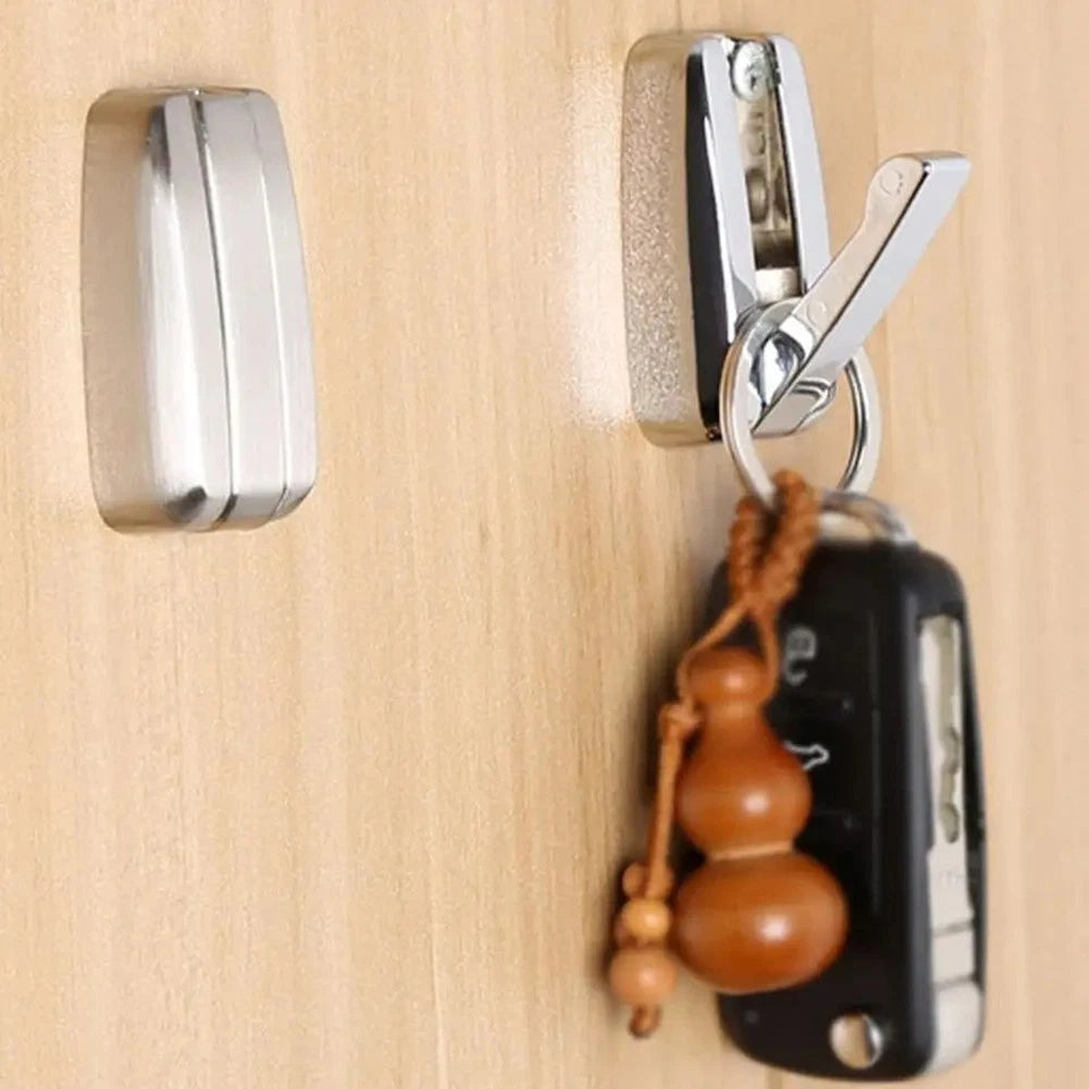 Chrome Wall Mount Coat Key Organizer for Any Room