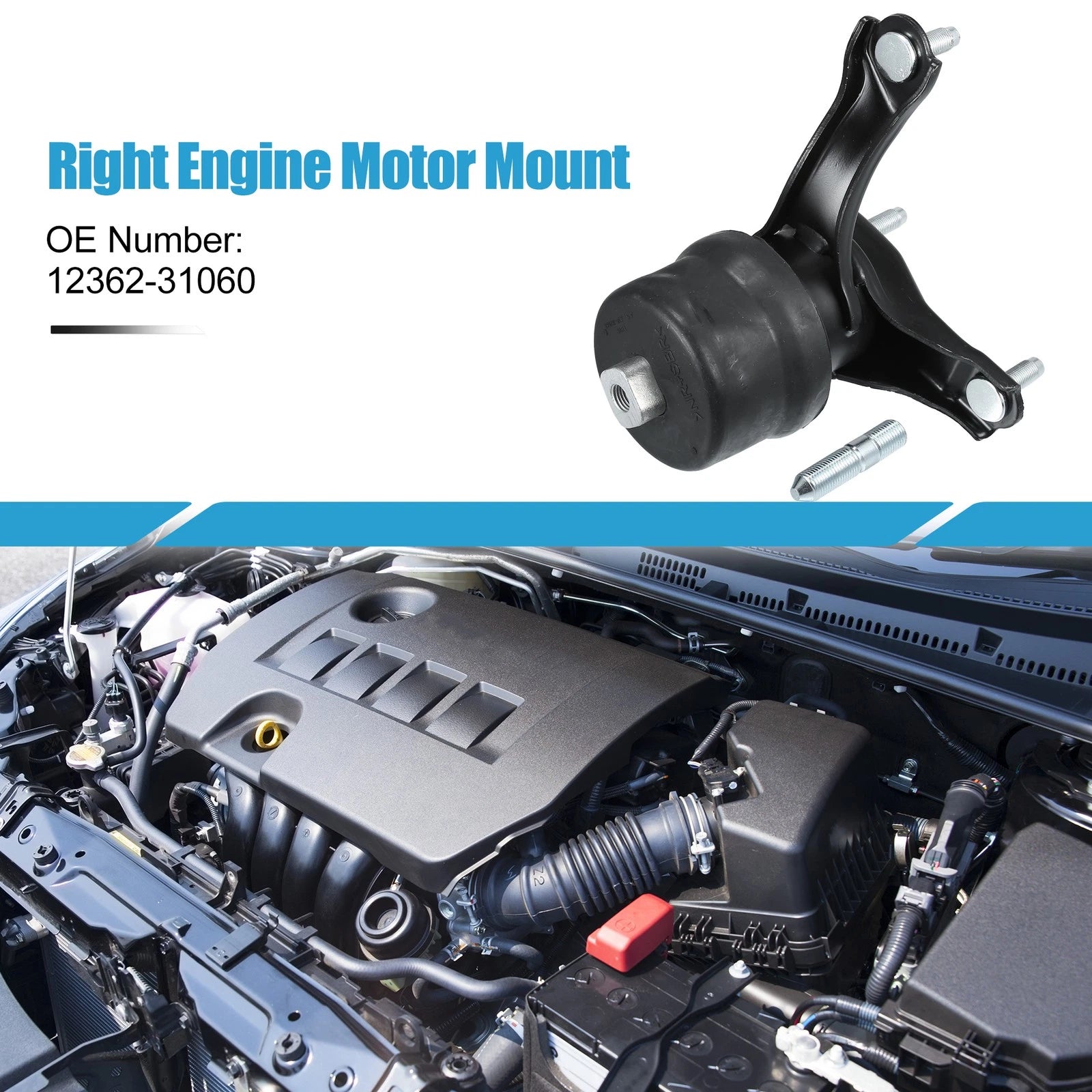 Engine Motor Mount Right Replacement for Toyota Highlander (2008–2011)