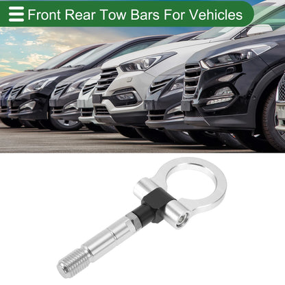 Tow Hook for Mazda RX8 (2003–2008) 11mm Aluminum Alloy Silver Tone