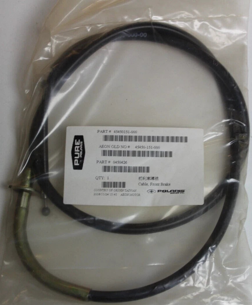 Front Brake Cable for Polaris Sportsman Scrambler 50cc 90cc (2001–2006) OEM #0450426