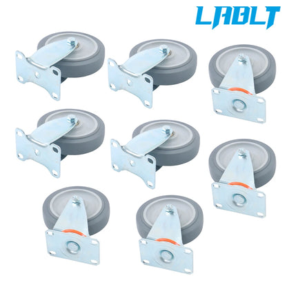 Set of 8 Rubber Casters for LABLT (5")