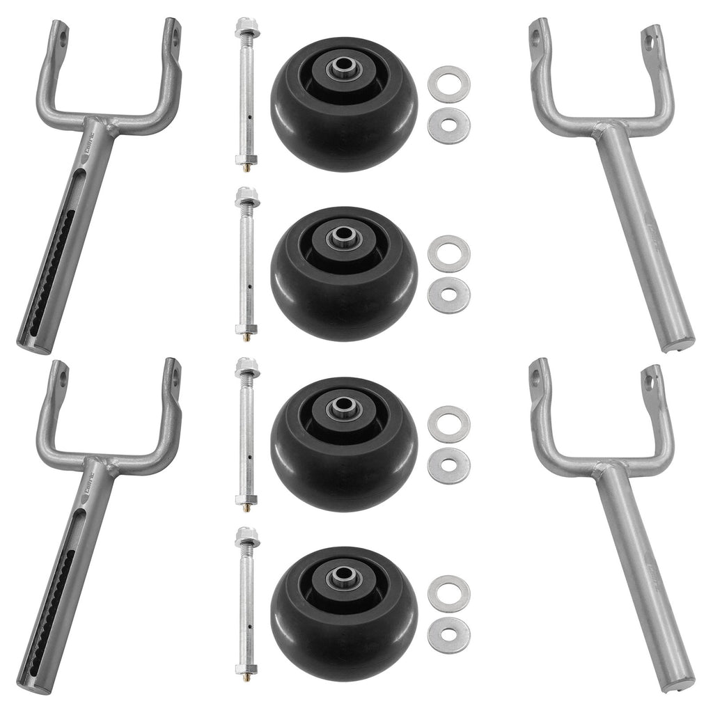 Deck Wheel and Arm Replacement for John Deere X710 X730 X734 X739 (2010–2018)