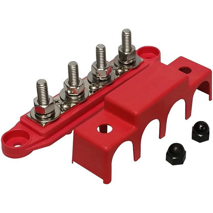 Power and Ground Distribution Block with Cover for Universal Applications (M8)