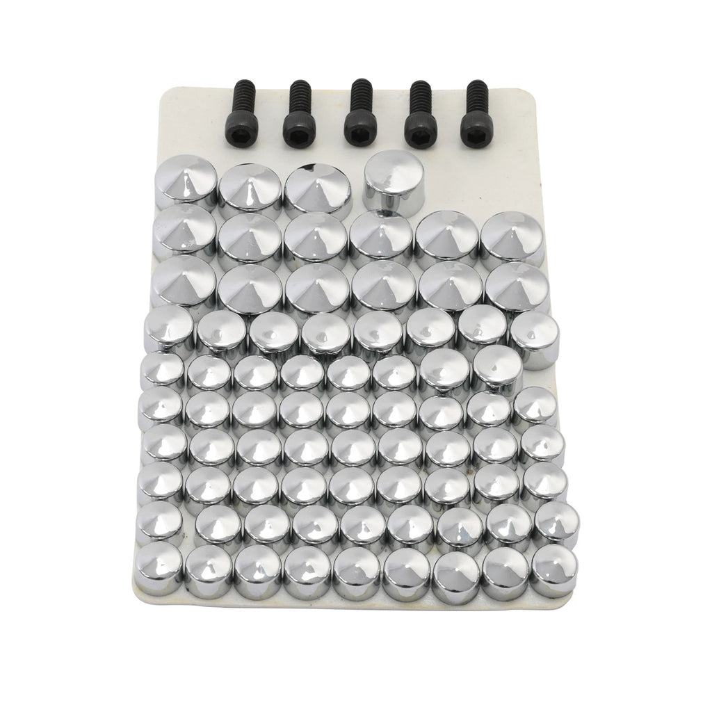 Chrome Bolt Topper Caps for Harley Davidson Electra Glide (2007–2013)