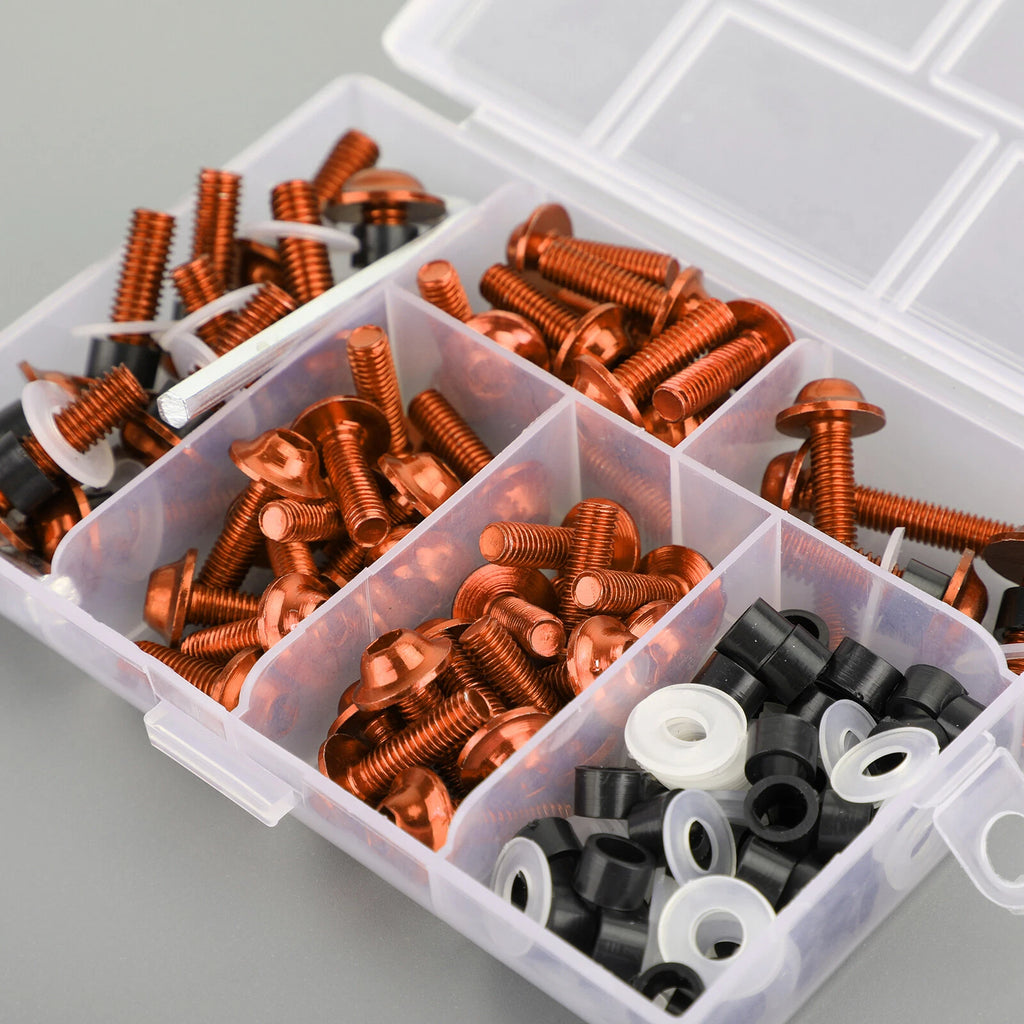 Fastener Clip Screw Bolt Kit for Motorcycle Sportbike Windscreen (158)