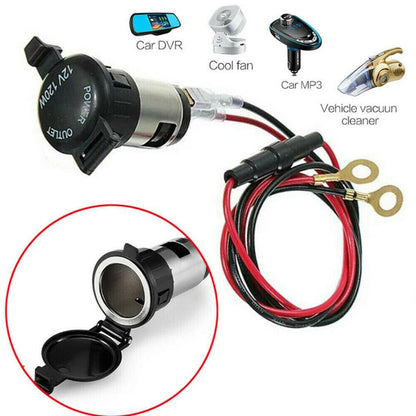 Portable Power Supply Car Cigarette Lighter Socket Adapter for Universal Models