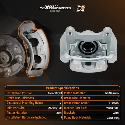 Front Right Brake Caliper with Bracket for Buick Allure Cascada LaCrosse Regal