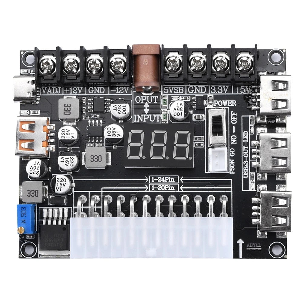 20 24Pin ATX Adapter Board with 5VSB Output for Compatibility