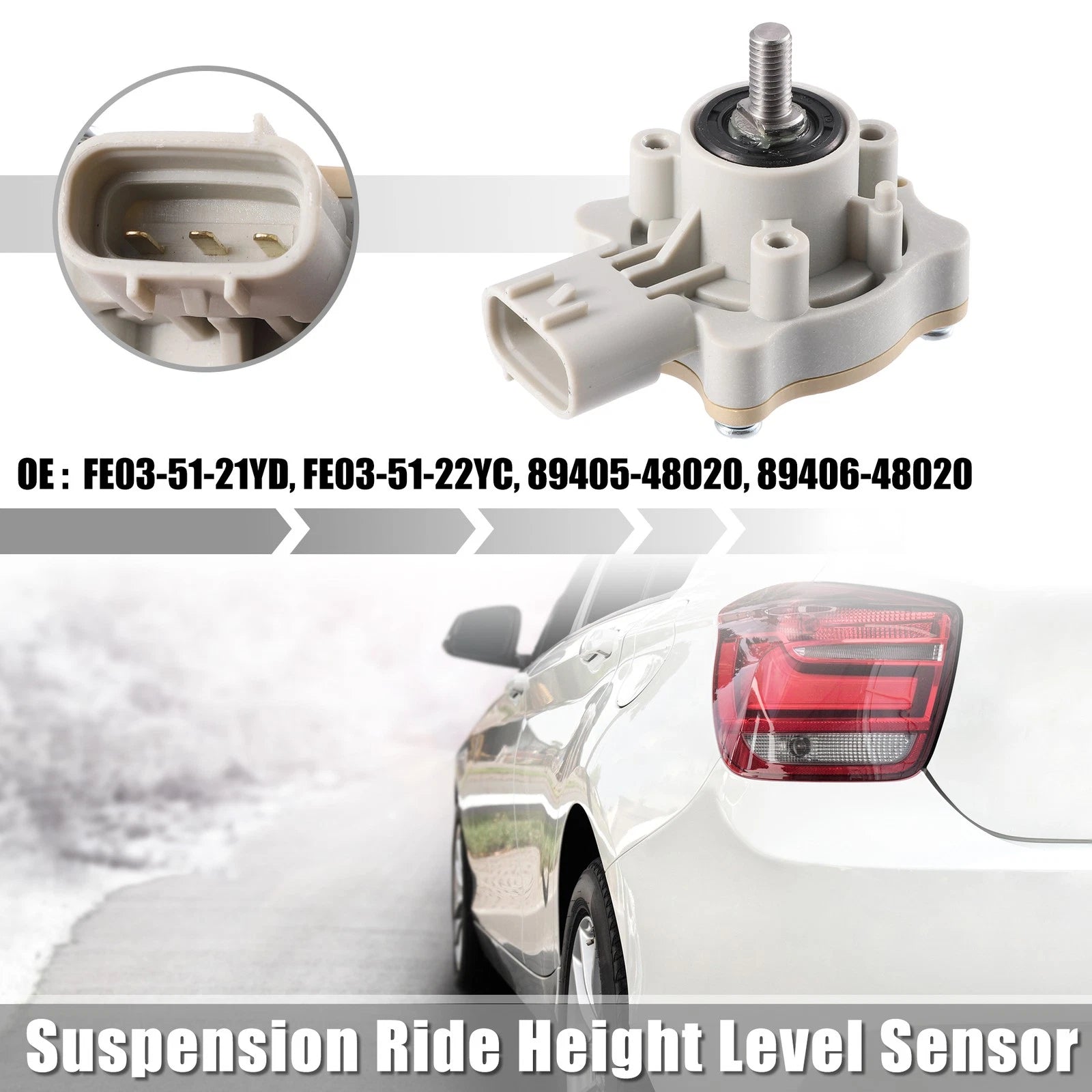 Height Level Sensor Front Left Right Replacement for Lexus RX330 (2004–2006)