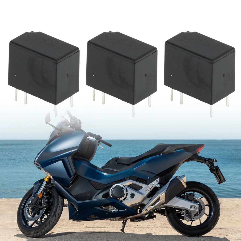 3X 6-Pin DC9V 2A Waterproof Auto Relay for Multi-Purpose Use