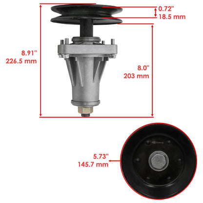 Deck Spindle Pulley Replacement for Cub Cadet Z-Force L54 LZ54 (2010–2018)