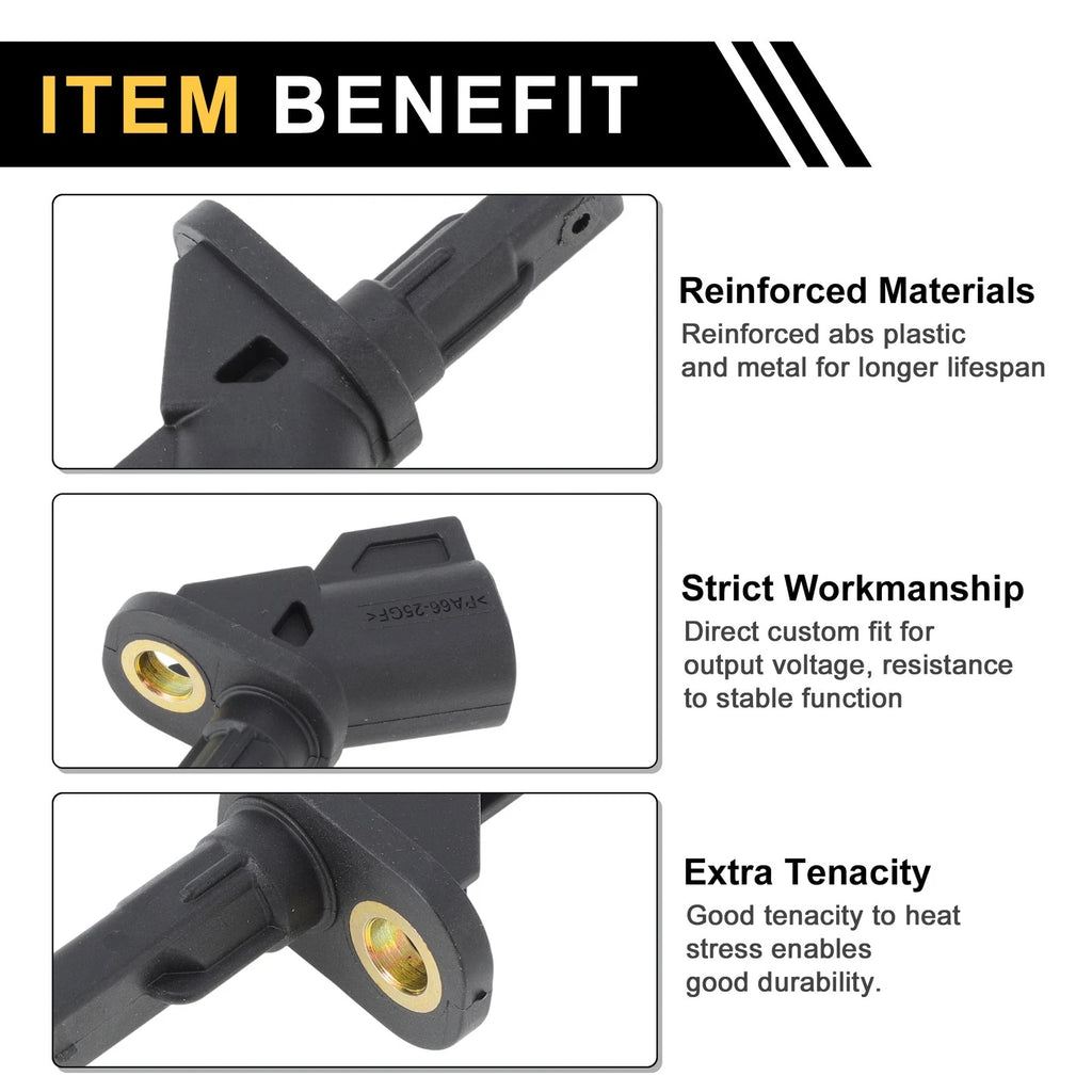 ABS Wheel Speed Sensor Front Left Replacement for Ford Escort (2015–2015)