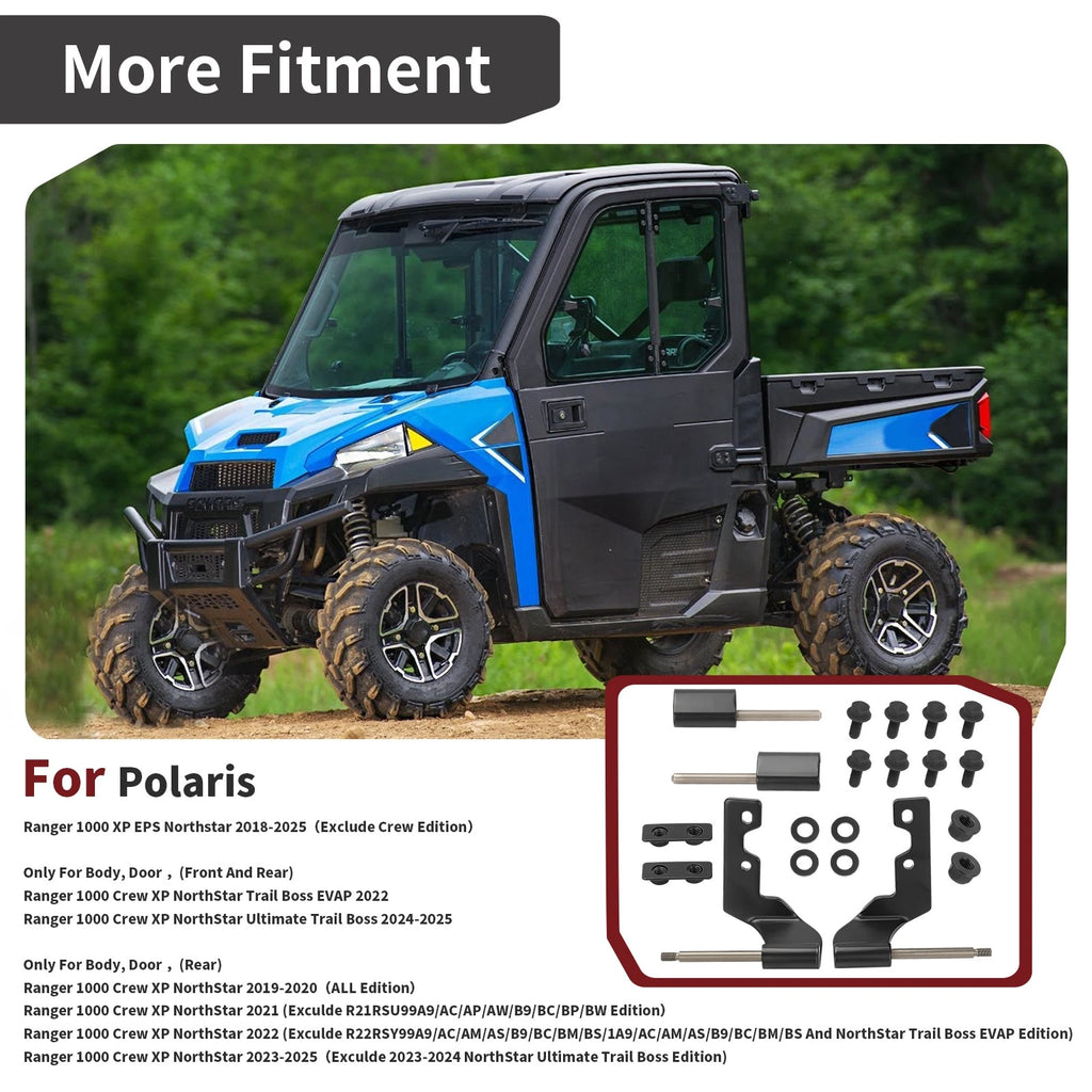 Half Door Hinge Hardware Kit for Polaris Ranger Crew XP 1000 (2018–2023) 2207709