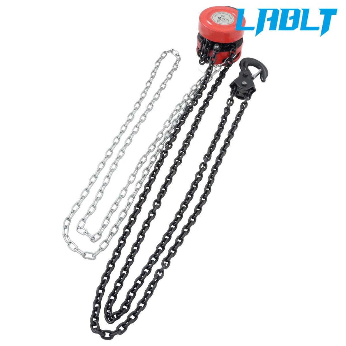 2 Ton Manual Chain Hoist for (4400 lbs Capacity, 7' Lift)