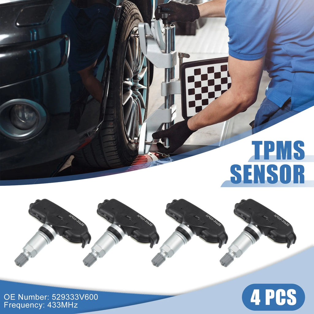 4PC TPMS Sensor Replacement for Hyundai Grandeur (2014–2016) 433MHz