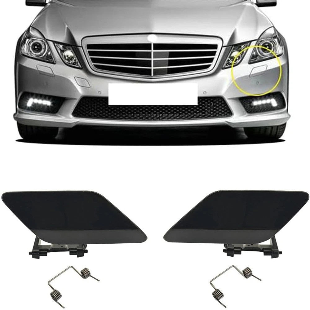 Front Headlight Washer Cover Set for Mercedes E-Class W212 (2009–2013)