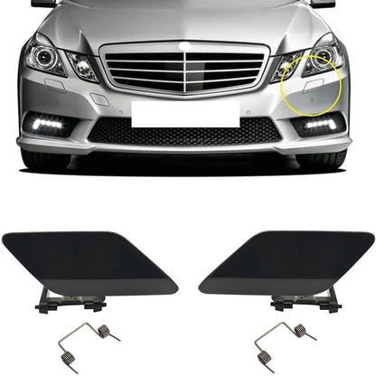 Front Headlight Washer Cover Set for Mercedes E-Class W212 (2009–2013)