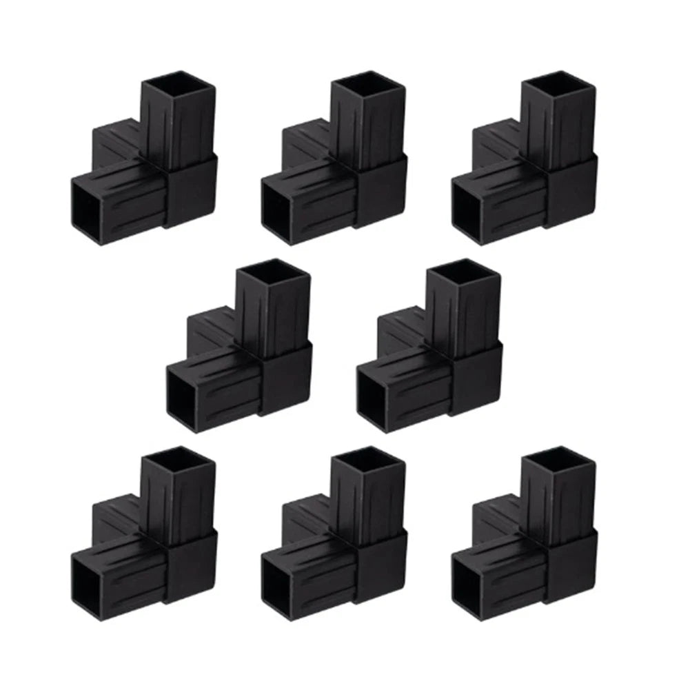 16X Plastic Tee Fittings for 20mm Square Pipe Garden Fence