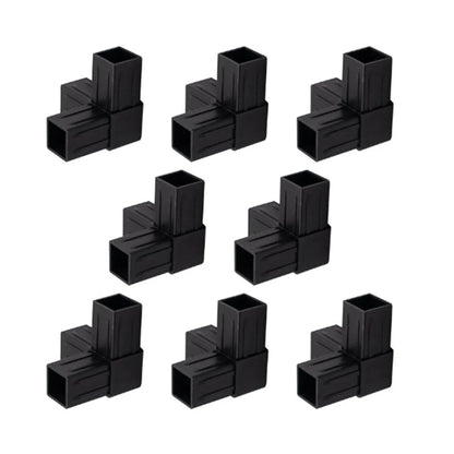 16X Plastic Tee Fittings for 20mm Square Pipe Garden Fence