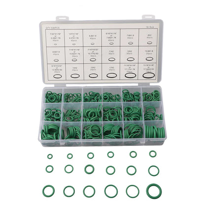 530Pcs R134a O-ring Seals Kit for Car Air Conditioning Repair