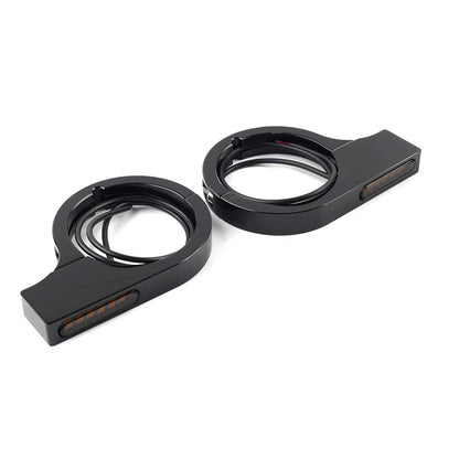 LED Fork Turn Signal Light Indicator for Harley Touring Dyna
