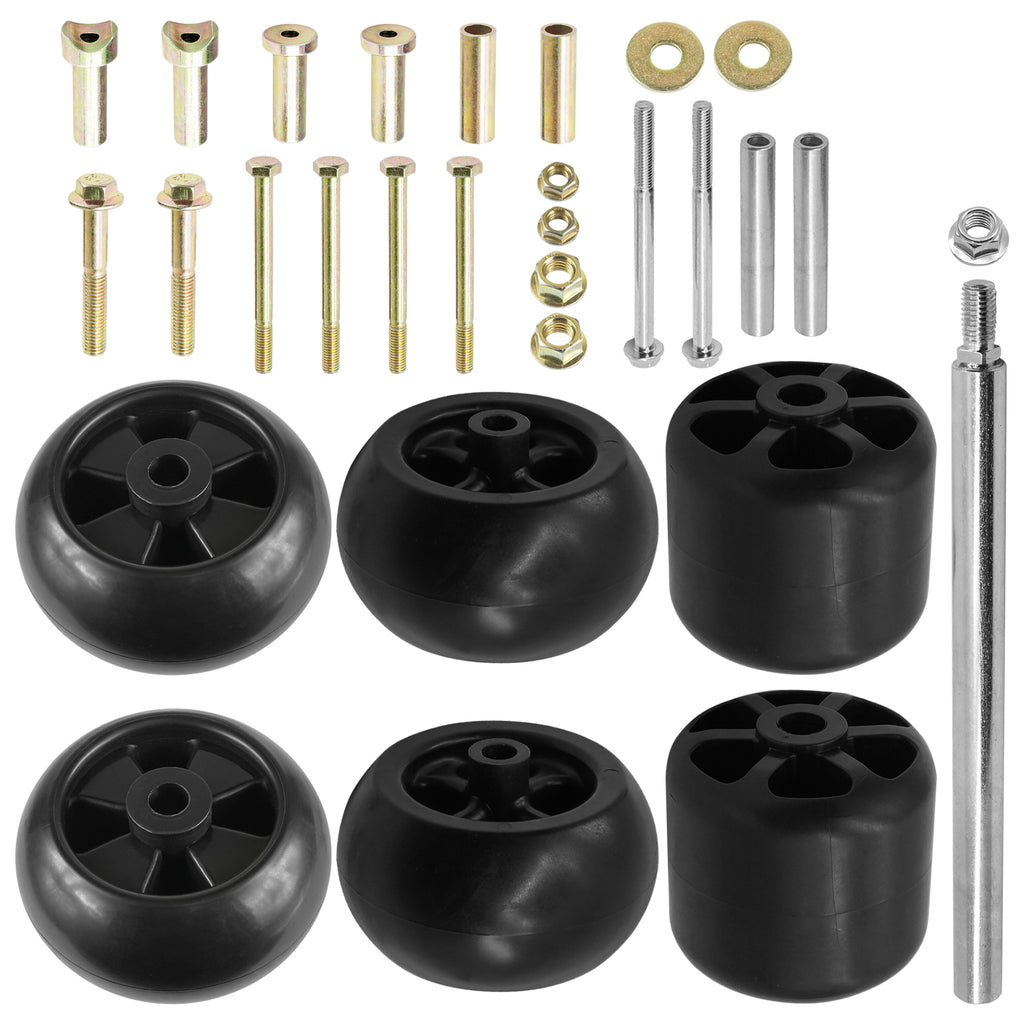 Deck Wheel Kit Heavy Duty Replacement for John Deere 717A 727A 757 777 (1997–2000)