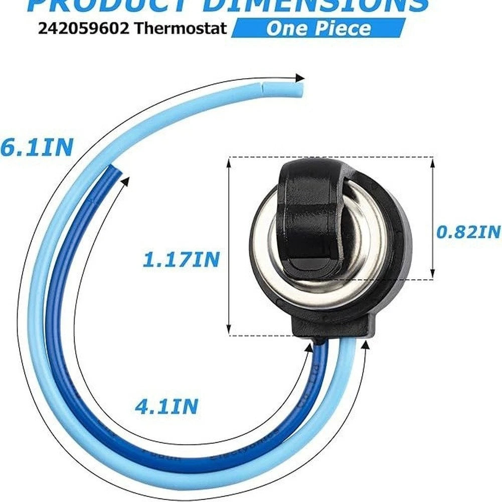 Defrost Thermostat for Electrolux Refrigerator (Model 242059602)