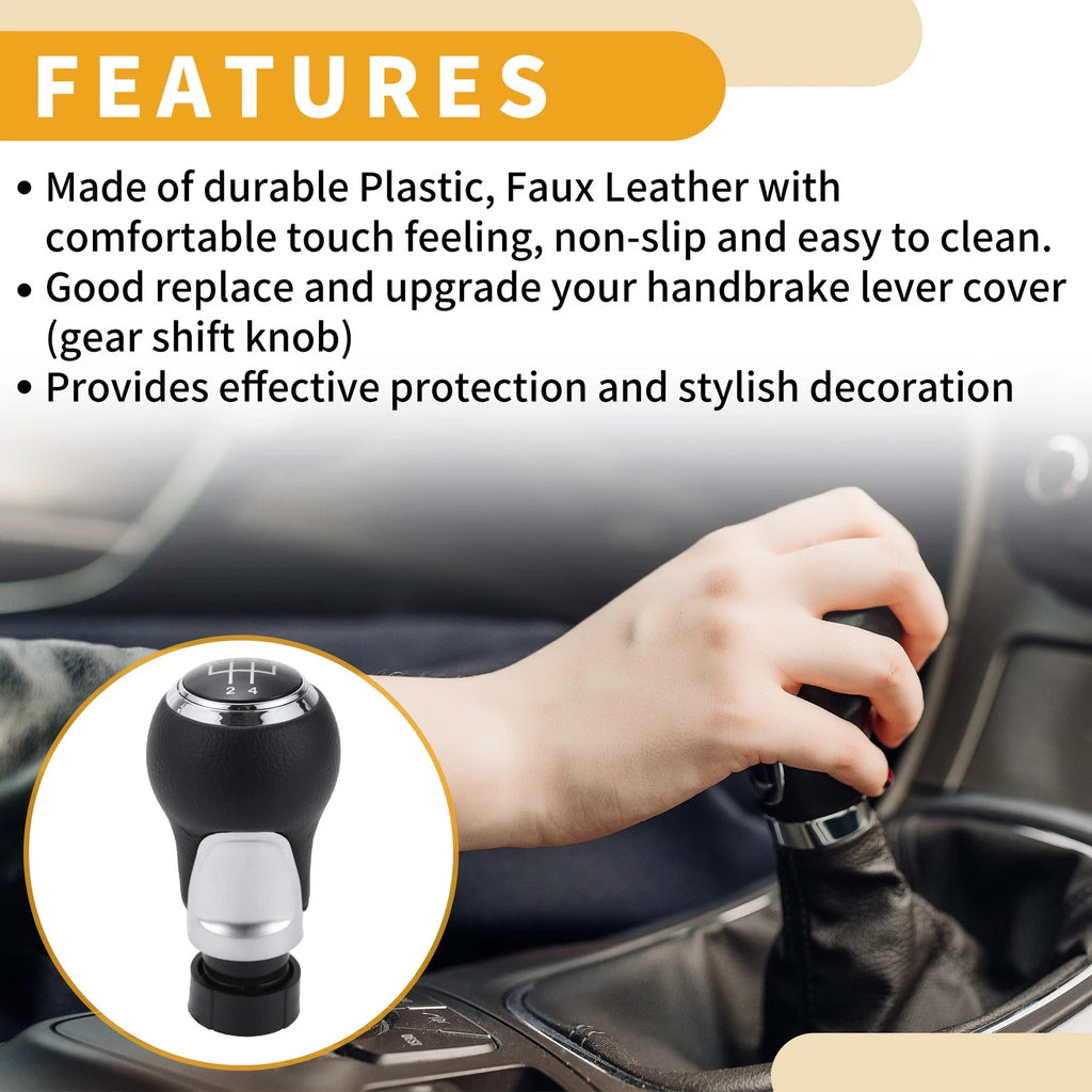 5 Speed Manual Gear Shift Knob Replacement for Audi A3 8P (2003–2013)