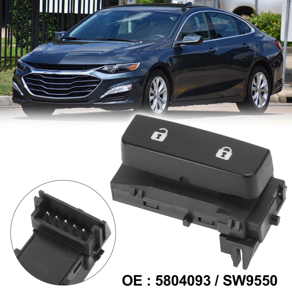 Door Lock Mirror Switch Replacement for Chevrolet Silverado 2500 HD (2007–2014)