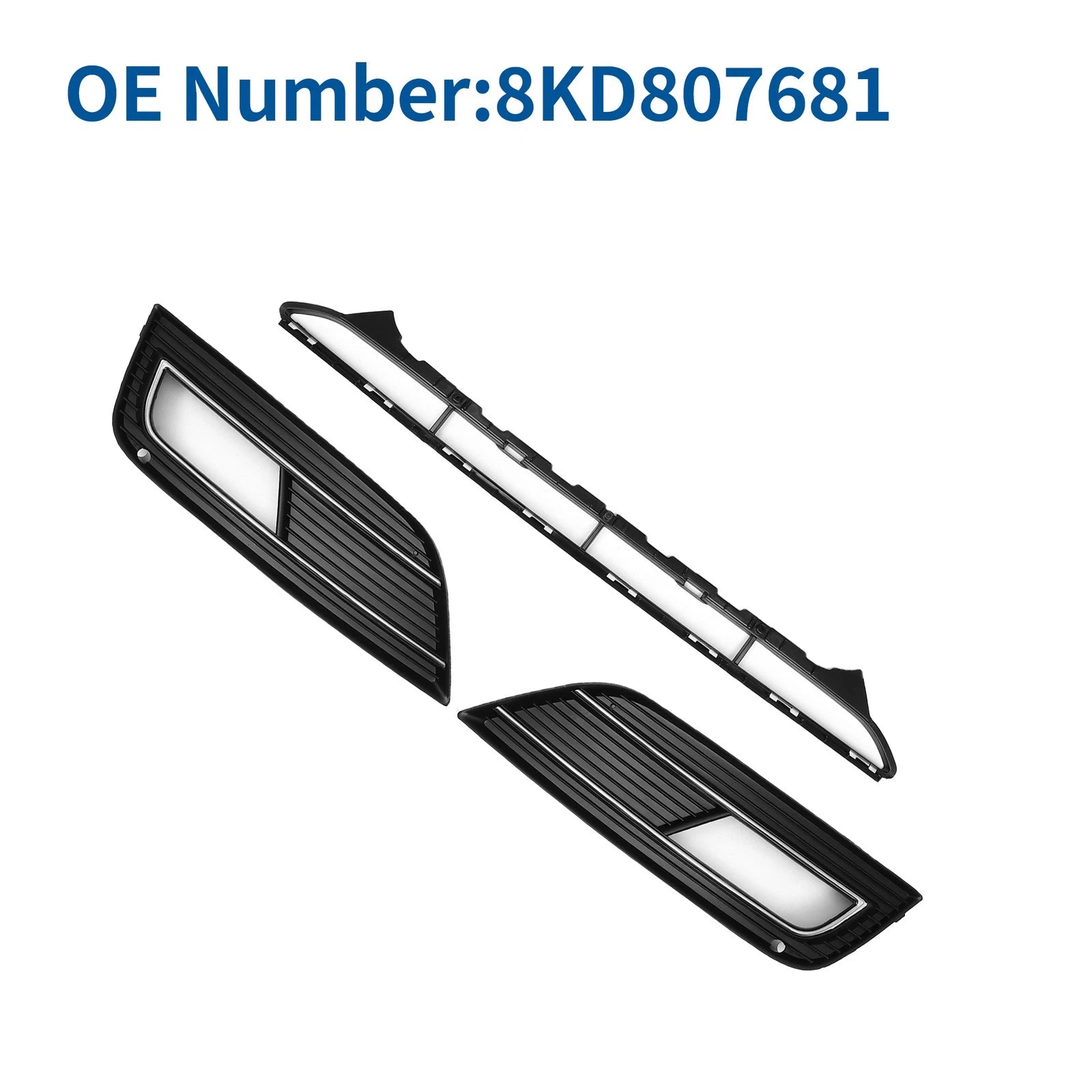 Front Lower Bumper Grille Grill Replacement for Audi A4 B8 2013–2015