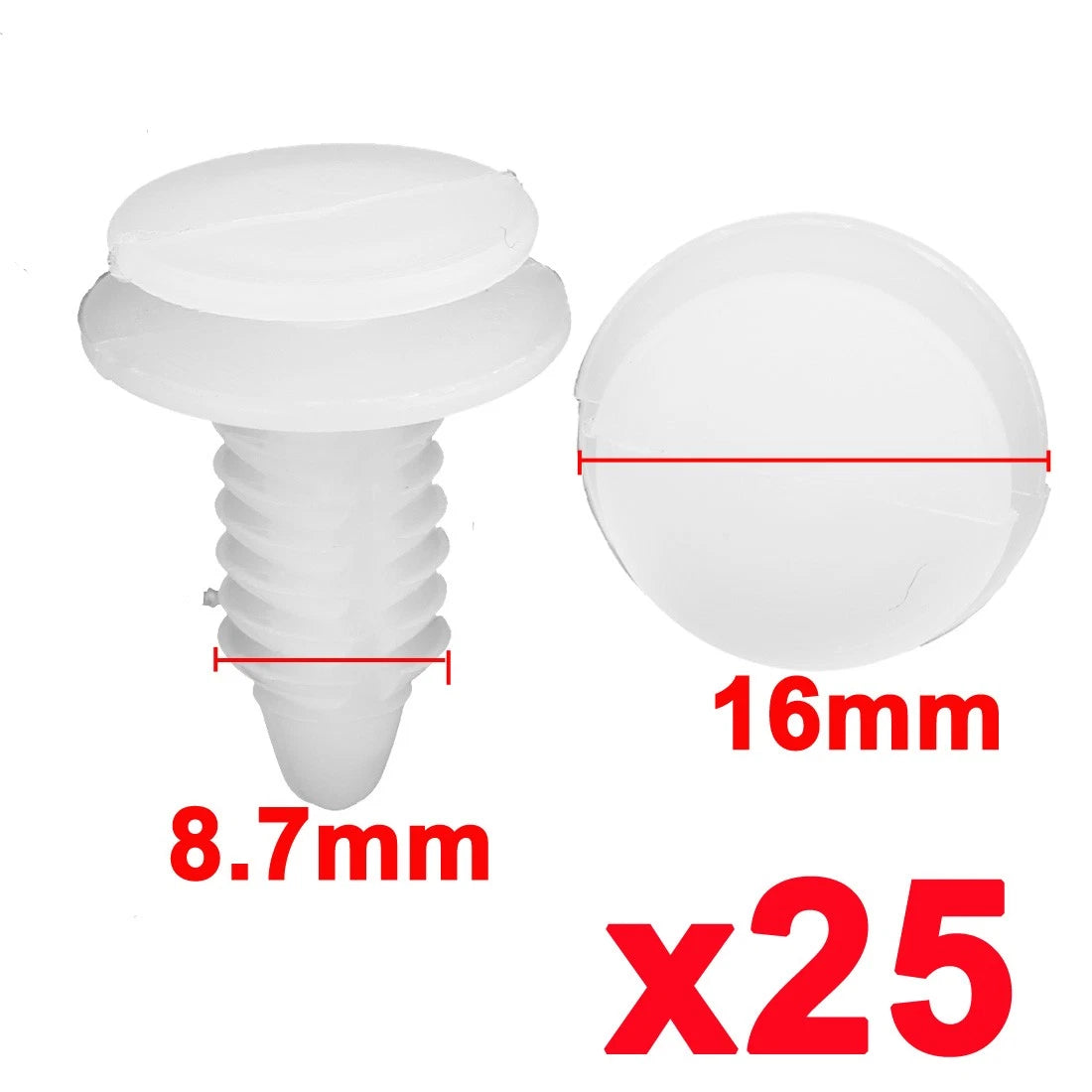25 Pcs Pickup Door Panel Clips Fasteners Replacement for Ram 1500 (2009–2023)