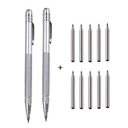 10X Scriber Pen Hand Tool Set - Stainless Steel, Carbide Tip