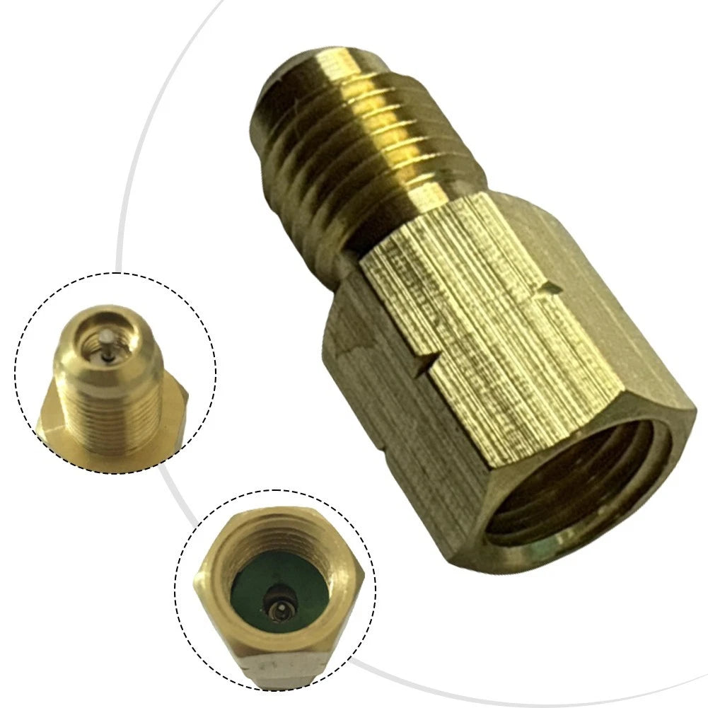 1/4 SAE Brass Adapter for HVAC System Installation