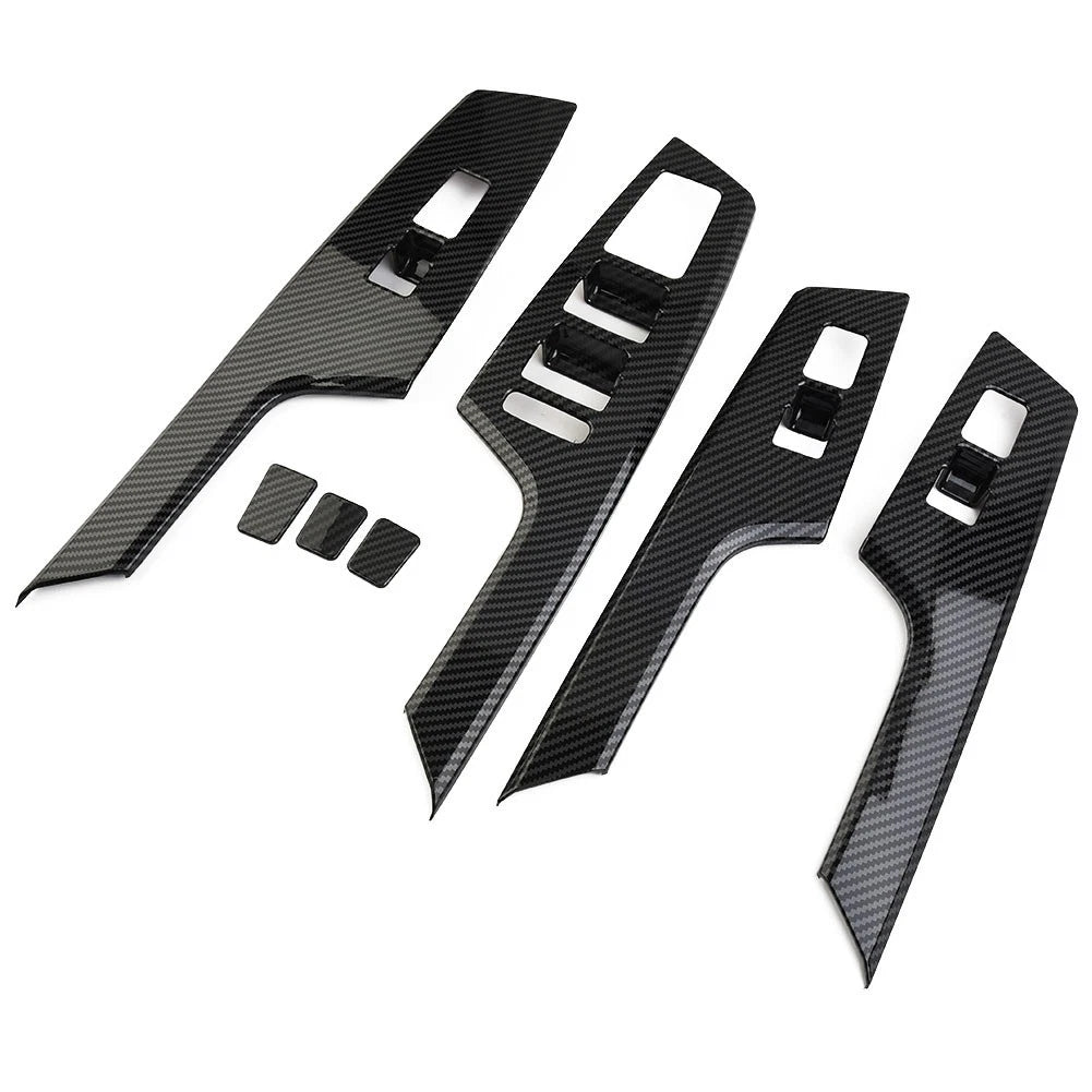 7Pcs Handle Bowl Cover Trim for ABS Interior Decoration