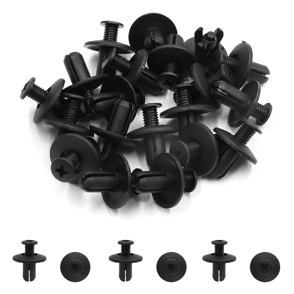 Plastic Rivet Clips 8mm Bumper Fastener for Chevrolet Silverado (2007–2024)