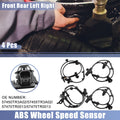 ABS Wheel Speed Sensor Front Rear Left Right Set for Honda Civic (2012–2015)