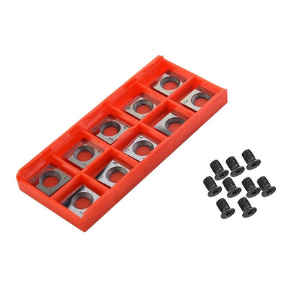 10X Carbide Inserts for Woodworking Tools - Size 14mm