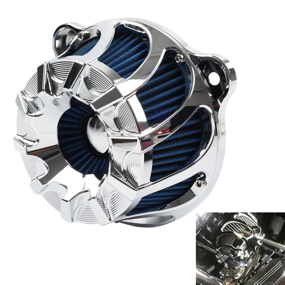 Air Cleaner Intake Filter Kit for Harley Touring Street Glide Road King (2008–2016)