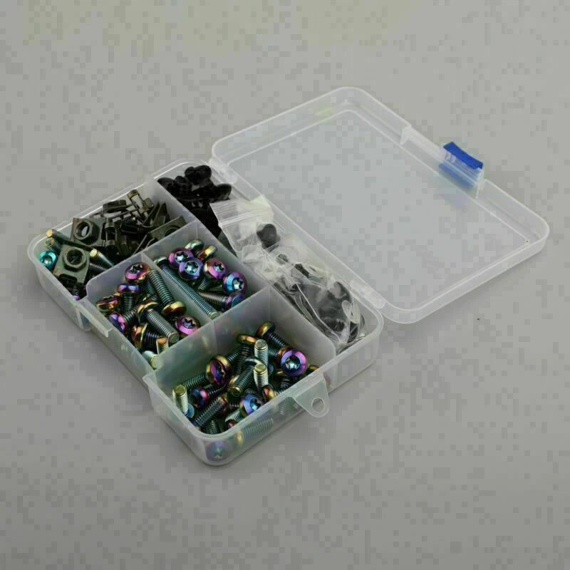 173PCS Fastener Clips Bolts for M5 M6 (Universal)