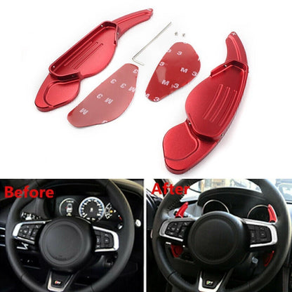 2X Alloy Steering Wheel Shift Paddle Extensions for Land Rover Jaguar