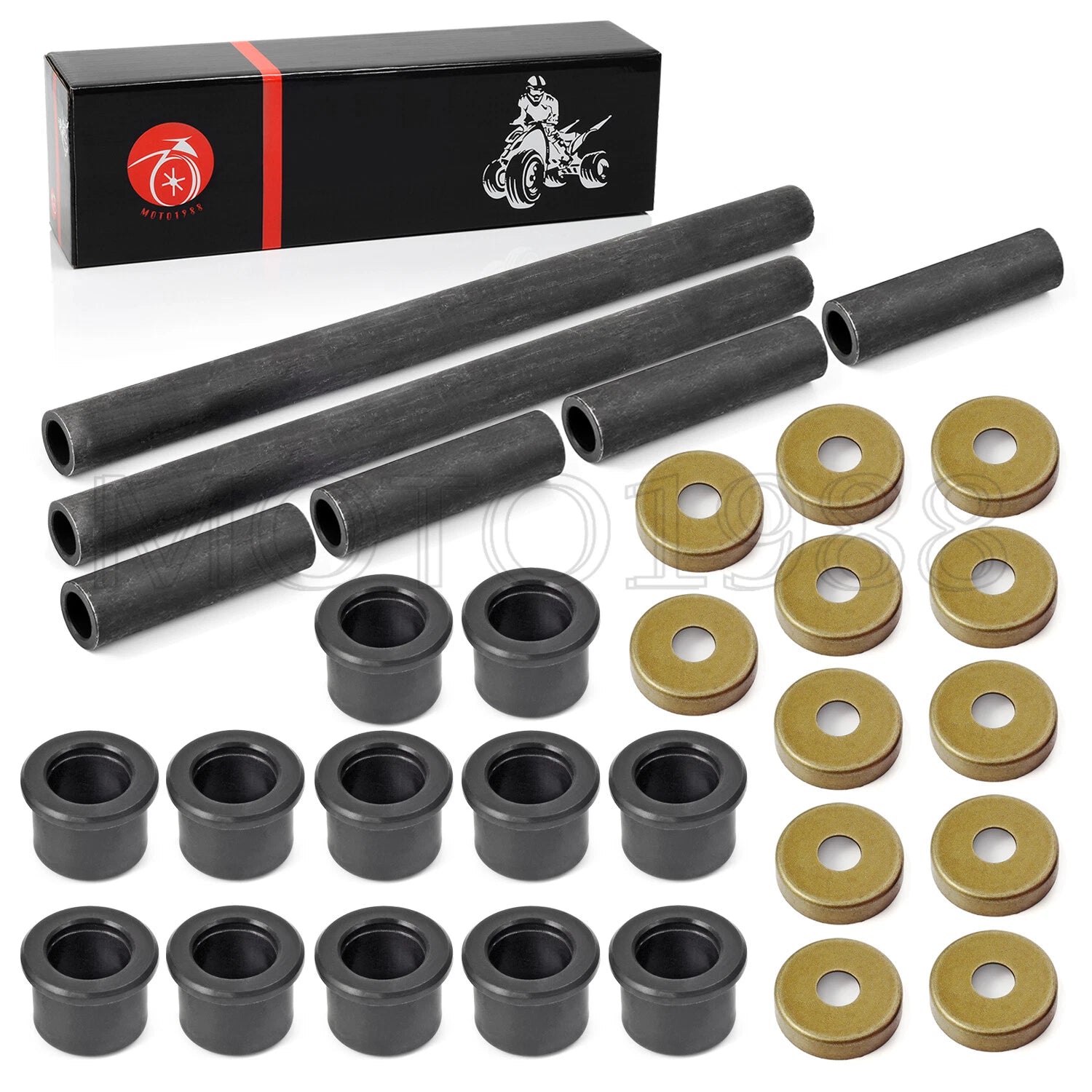 Front A Arm Bushing Seal Cap Collar Rebuild Kit for Yamaha Banshee YFZ350 (1991–2006)