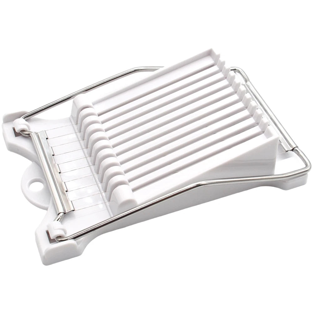 2X Stainless Steel Wire Ham Sausage Egg Fruit Slicer Foldable Design