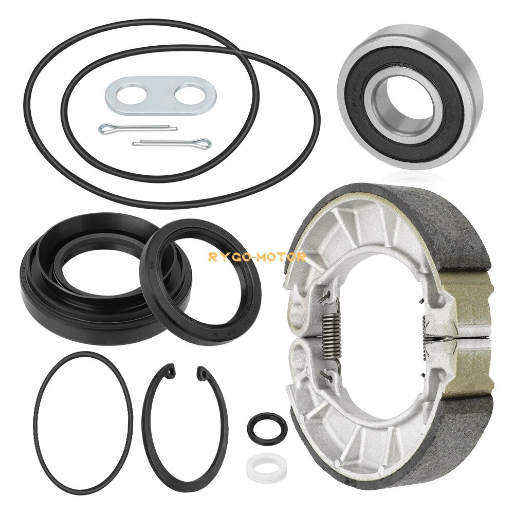 Rear Brake Drum Bearing Seal Shoe Pin Kit for Honda Rancher 420 TRX420 (2014–2023)