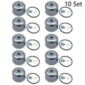 Set of 10 Carburetor Float Bowl Repair Kits for B & Stratton (495933, 494378, 693614)