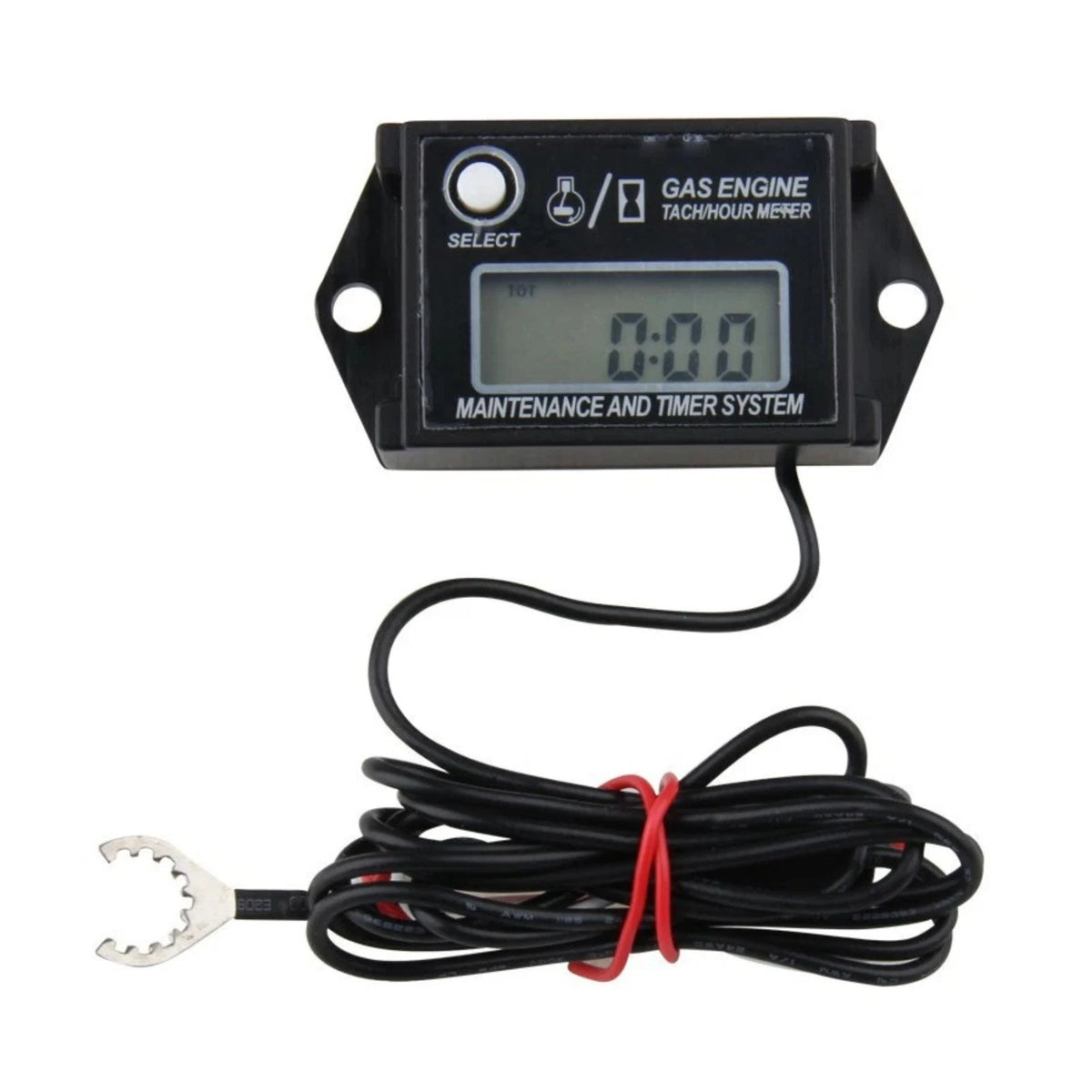 Digital Mini Tachometer Hour Meter for Go Kart Golf Cart (25000 RPM)